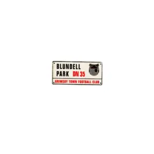 Blundell Park Street Sign Pin Badge