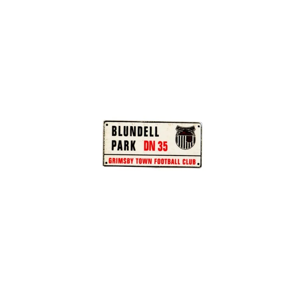 Blundell Park Street Sign Pin Badge