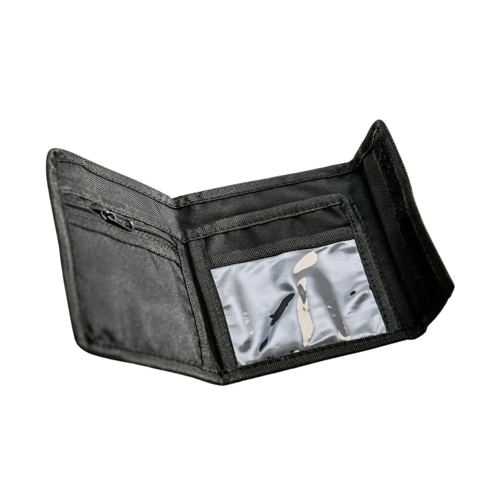 Crested Canvas Rip Wallet