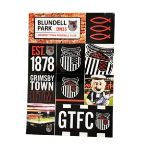 GTFC A4 Multi Sticker Set (10)