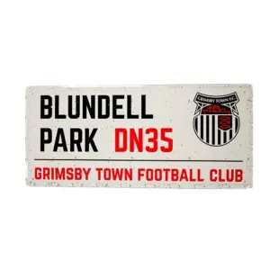 GTFC Distressed Blundell Park Street Sign