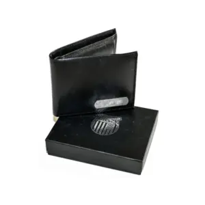 GTFC Polished Leather Wallet in Presentation Box