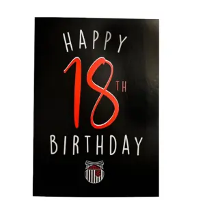 Happy 18th Birthday Card
