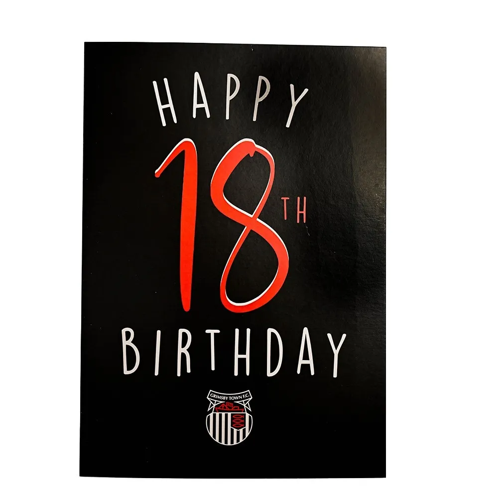 Happy 18th Birthday Card