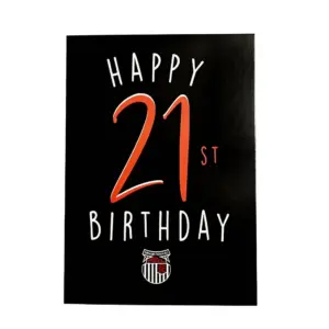Happy 21st Birthday Card