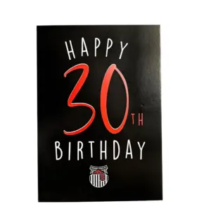 Happy 30th Birthday Card