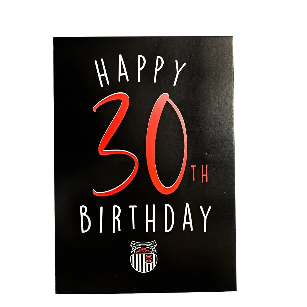 Happy 30th Birthday Card