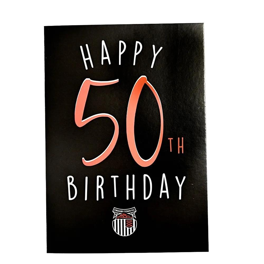 Happy 50th Birthday Card