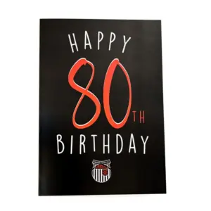 Happy 80th Birthday Card