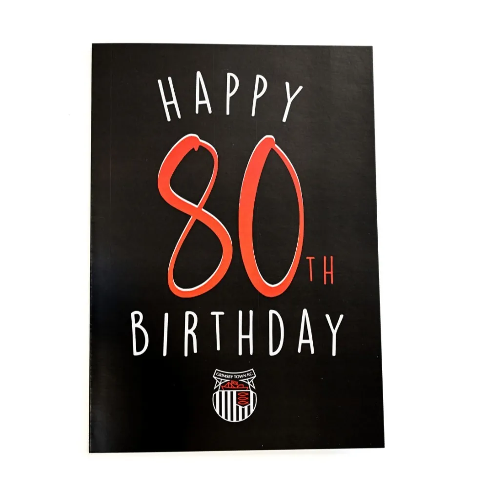 Happy 80th Birthday Card