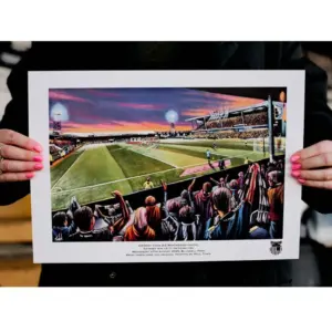 Historic Manchester United Victory Print (A3)