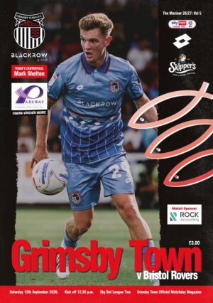 26/27 Matchday Programme V Bristol Rovers