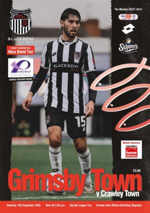 26/27 Matchday Programme V Crawley Town