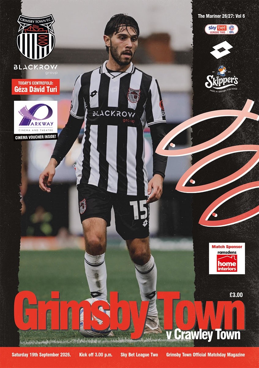 26/27 Matchday Programme V Crawley Town